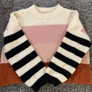 Multicolor large sweater